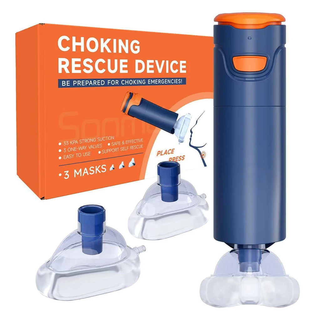Auto CPR First Aid Choking Device Outdoor Home Choking Emergency Equipment Adults Children Breath Rescue Anti Suffocation Device